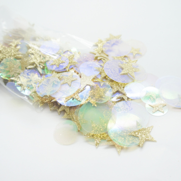 Glitter Color Party Confetti: Celebrating Weddings and Birthdays with Festive Decorations