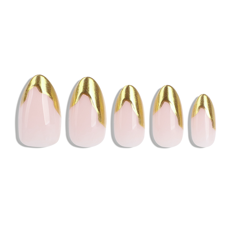 Golden high-end nail