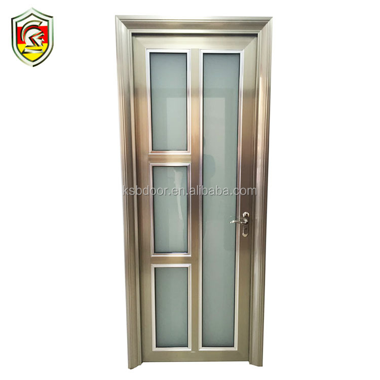 Sri lanka commercial building used aluminium profile door for bathroom