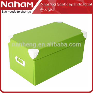 NAHAM House Office Decorative Stash Cardboard Label Storage Bin