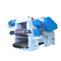 Electric motor drum wood chipper