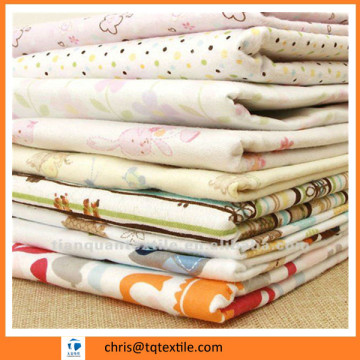 pigment printed cotton flannel fabric