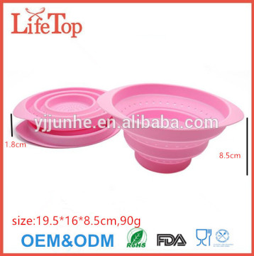 Professional Kitchenware collapsible silicone colander