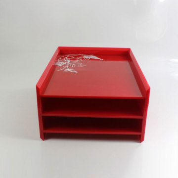 Custom Acrylic Office File Organizer With Good Quality