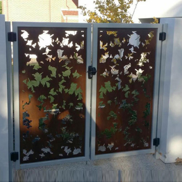 Metal Gate for Privacy Fence