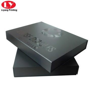 High Quality Black Folding Apparel Box