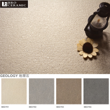 Ivory beige color non slip project use floor tile full body design