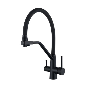 Water Purifier Black Pure Faucet with Pull Down