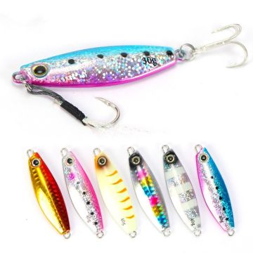 Slow Jigs Lure Artificial Metal Fishing Bait Tackle Jigging