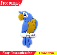Animal style parrot design cute PVC decoration