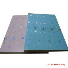 Transfer thermal printing ceiling tile material