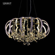 hotel contemporary geometric chandeliers