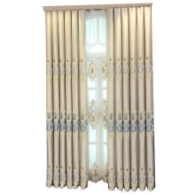Luxury Living Room Window Curtains with Valances: Ready-Made, Woven Solid HF Blinds and Hotel-Grade Blackout Fabric
