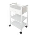 3 Shelves Utility Trolley Cart With Drawer