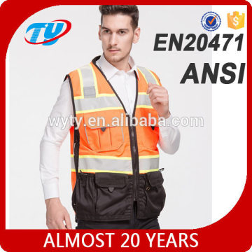 construction workwear reflective safety vest