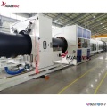 Large diameter HDPE pipe production line