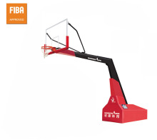 FIBA standard electric foldable Basketball hoop Stand