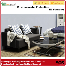 2016 fashionable high gloss functional height adjustable dinning table furniture tables