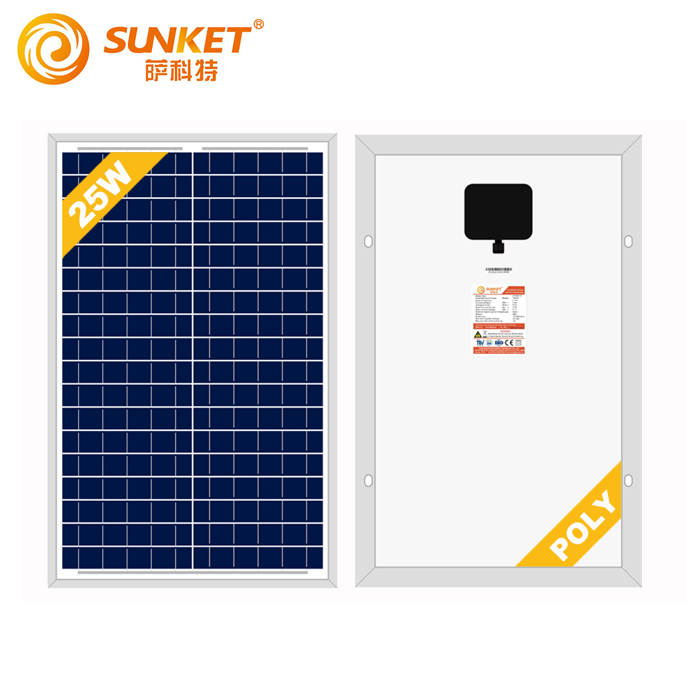 Harga Kilang Panel Suria 25w Poly 12v 18v