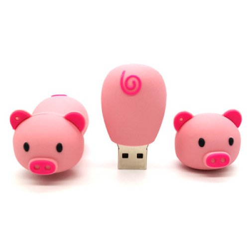 Pen Prive Cartoon Pendrive Pink Pig