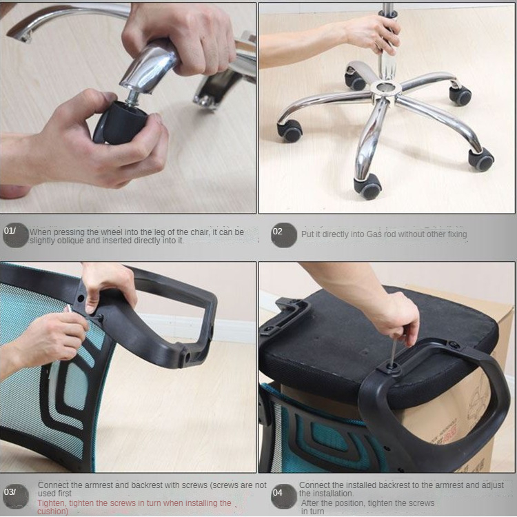Silla giratoria de la computadora del reposacabezas cómodo High Back Comfortable Headrest Computer Swivel Chair