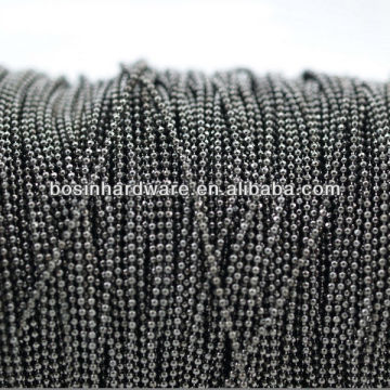 Fashion High Quality Metal Brass Gunmetal Faceted Ball Chain