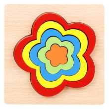 Green Toys: Eco-Friendly Rainbow Wooden 3D Puzzles for Enhancing Cognitive Skills and Spatial Awareness
