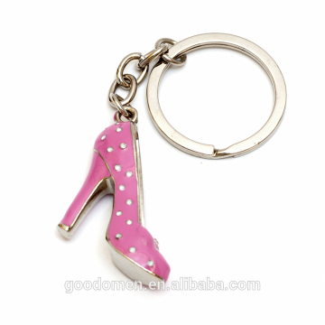 custom rhinestones high heel keychain