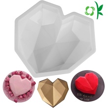 Silicone Heart Diamond Shaped Cake Mold