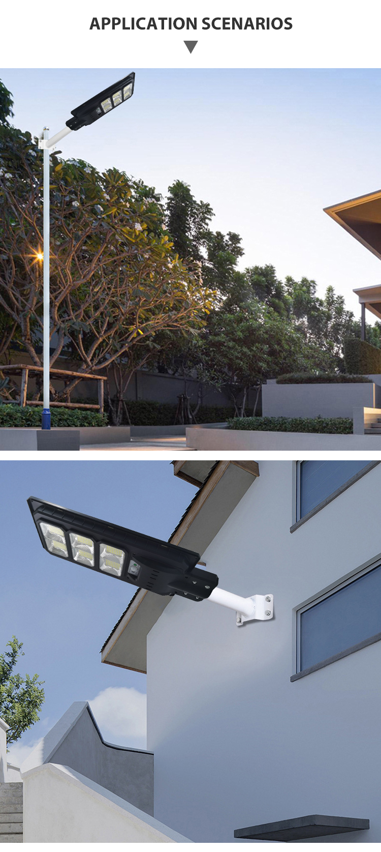 Waterproof Ip65 Outdoor ABS 30w 60w 90w 120w All In One Integrated Solar Led Street Light