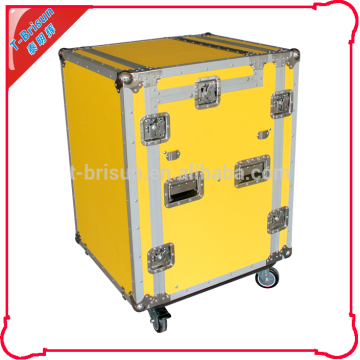 flight case drawer flight case table yellow flight case