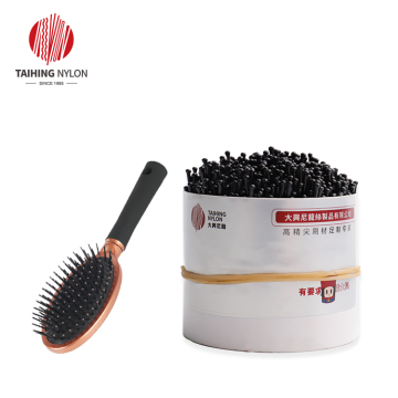 Biobased brush filament for thermal hairbrush