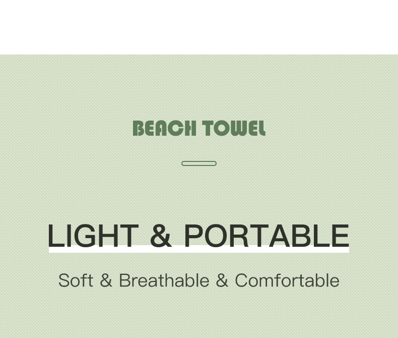 printed Beach Towel