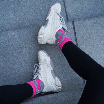 Calcetines deportivos profesionales Bádminton Corriendo calcetines de fitness