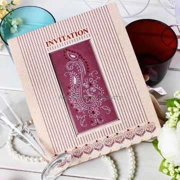 Religious Muslim wedding invitation