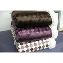 embossed micro plush blanket