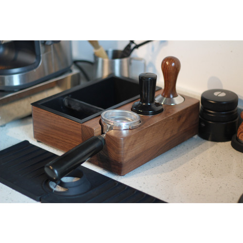 4 in 1 wooden coffee knocking container box