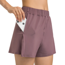 Polyester Mesh Inner Lining Shorts Women