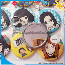 Promotion Tin Mirror With Chain