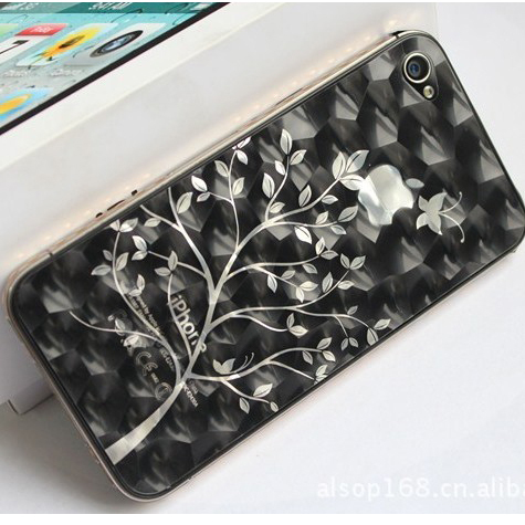 3D Tree Design Screen Protector for iPhone 4 4s