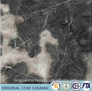 Inkjet Porcelain Slate Polished Surface Glazed Porcelain Tile