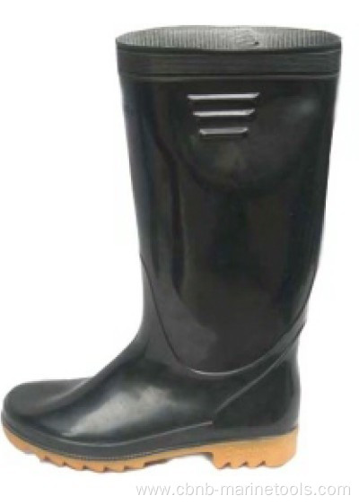 Rubber Boots With Zipper