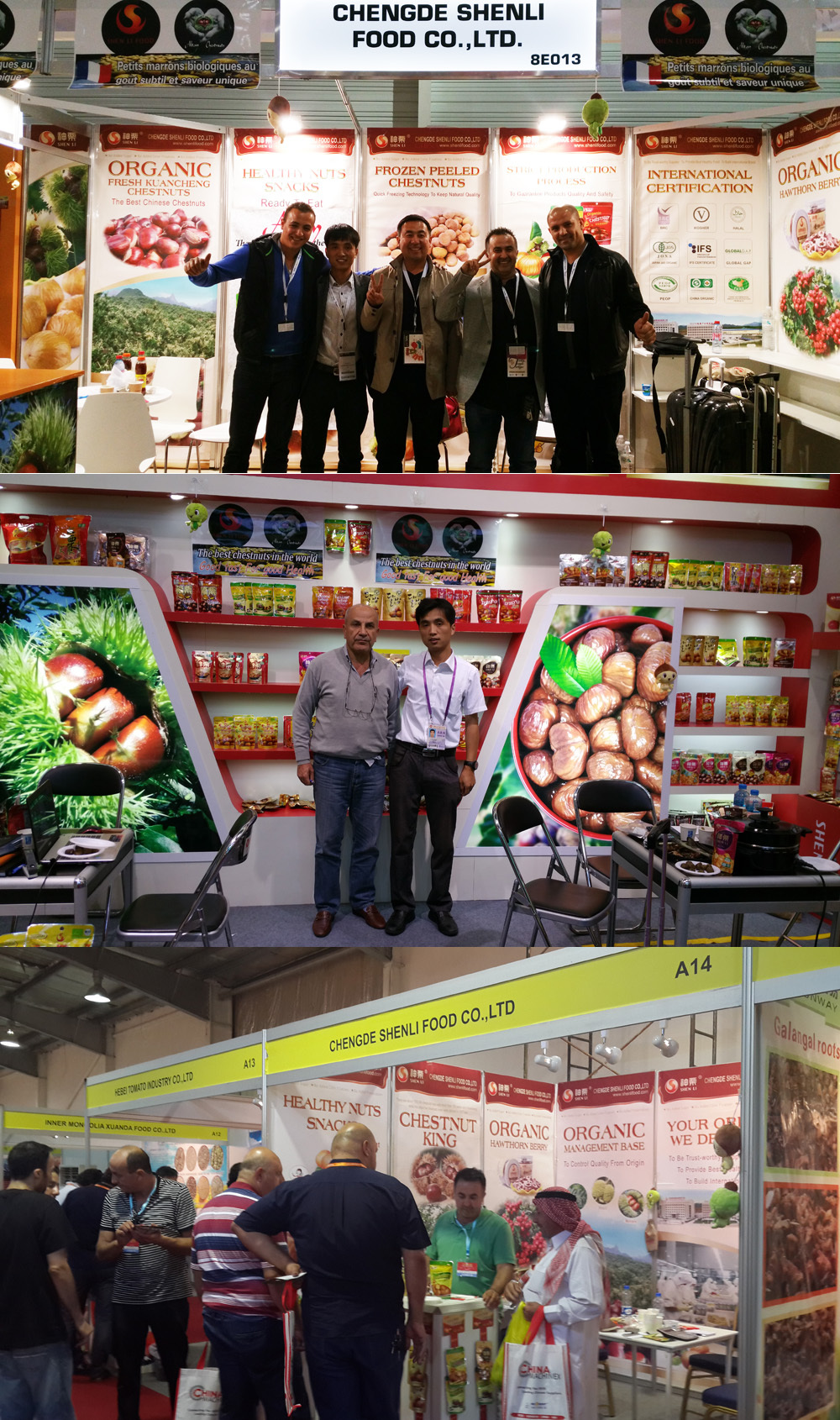 Ready to Eat Ringent Chestnuts Wholesale Packaged OEM Snacks