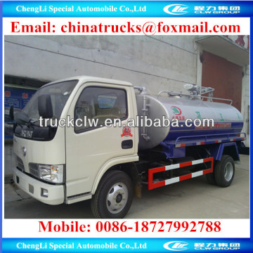 Sewer Septic Tanks 3Tons Vacuum Pump Sewage Tanker Truck