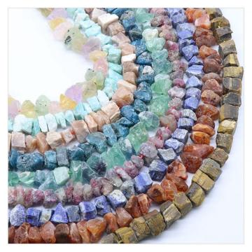 Gemstone Irregular Shape Crystal Rough Stone Beads 15mm Natural Row Rough Stone Beads for DIY Jewelry