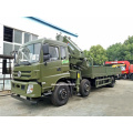 Dongfeng 6X2 Truck Mounted Articulated Boom Crane 12tons