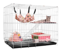 High-Quality Iron Wire Cat Cage for Pets