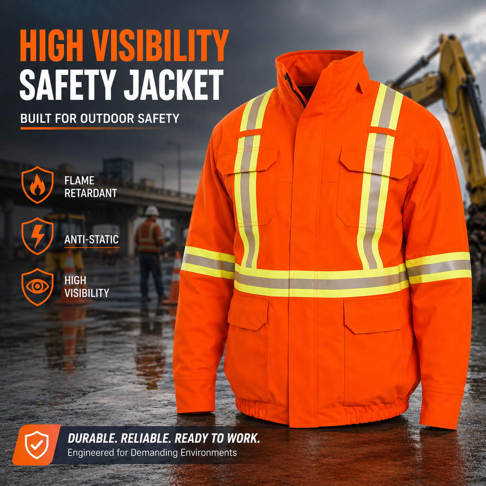Светоотражающая униформа защитной куртки высокой видимости High Visibility Reflective Safety Jacket Uniform