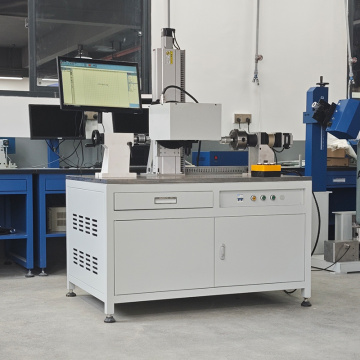 Desktop automatic lifting dot matrix rotary marking machine