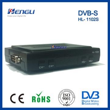 hot sales mini dvb-s set top box fta satellite receiver software upgrade